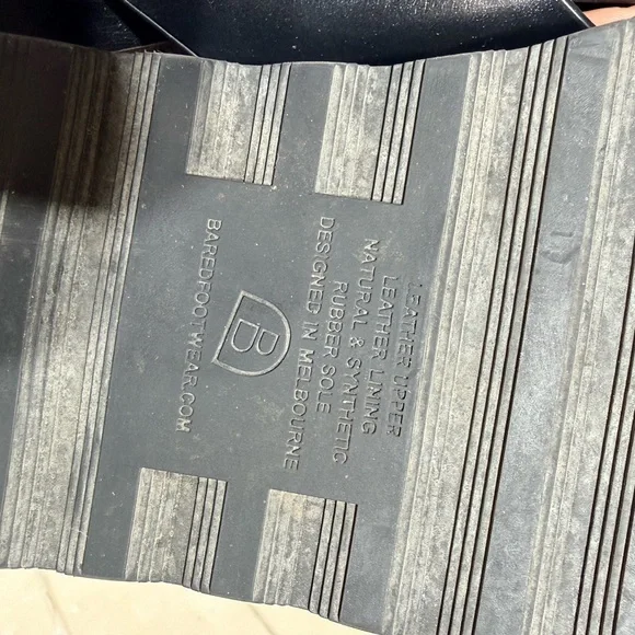 Bared footwear Black Leather Crisscross Sandals - Picture 4 of 7